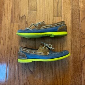 Size 10.5| MENS| Cole Hann Yacht Club Loafers / Blue & Yellow